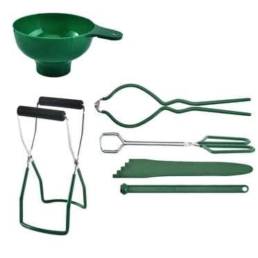 yulier Ensembles de Mise en Conserve 6 Pcs Fournitures de Mise en Conserve Outils de Mise en Conserve en Acier Inoxydable Ensemble en Boîte Vert