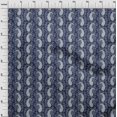 thumbnail image 3 of oneOone Tissu Polyester Lycra Imprimé Floral & Paisley Tissu BTY 56 Pouces de Large, 3 of 4
