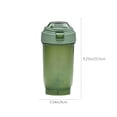 thumbnail image 3 of Birdeem Black Plastic Cups, Food Grade Shakes Cup High Temperature Counteractive Large Capacity Plastic Water Cup Built in Stirring Ball Shakes Cup, Large Plastic Cups, 3 of 6
