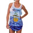 thumbnail image 1 of Corona Extra 794841-XL Corona Extra Beach Scene Womens Cover Up Tank Top - Extra Large, 1 of 1