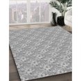 thumbnail image 3 of Ahgly Company Machine Washable Indoor Square Transitional Gray Area Rugs, 4' Square, 3 of 7