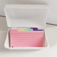 thumbnail image 3 of & Craft & Stationery Ruled Index Cards for Studying Colored Lined Cards 150 Pcs with Piston Rings for Organization and School Supplies, 3 of 5