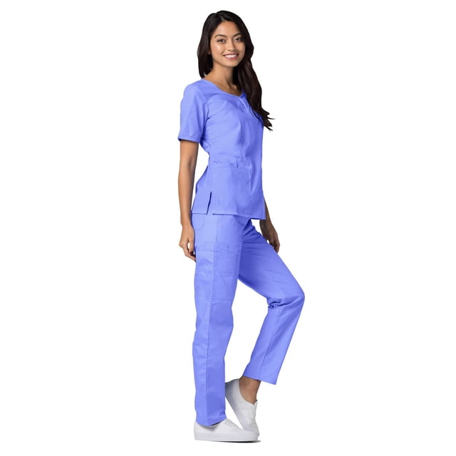 Adar Universal Women's V-Neck Scrub Top, Adult
