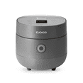 thumbnail image 1 of CUCKOO CR-0375FG Cuiseur et Réchaud à Riz Micom 3 Tasses (Non Cuit) / 6 Tasses (Cuit) avec Casserole Intérieure Antiadhésive, 10 Modes de Menu, Écran LCD, Technologie à Logique Floue, Nettoyage Automatique (Gris), 1 of 7