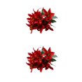 thumbnail image 4 of mmirethe Fleur de Lys Artificielle Faible Entretien Apparence Réaliste et Longue Durée Rouge 2ensemble, 4 of 6