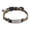 Brown, variant on Polyester Cotton Leopard Pattern Cat Collar (British Style), Brown/Pink/Green, Adjustable Sizes, for 3+ Months Kittens to Adult Cats, With Bell