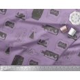thumbnail image 2 of Soimoi polyester Crepe Fabric Tree,Jar & Bottle Vintage Print Sewing Fabric Yard 42 Inch Wide, 2 of 3