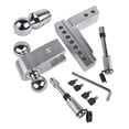 thumbnail image 5 of Adjustable Trailer Hitch Fits 2" Receiver, 6" Drop/Rise Heavy Duty Aluminum Drop Hitch,12500 LBS, 5 of 5