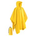 thumbnail image 1 of Xuanheng Poncho de Pluie à Capuche Réutilisable avec Poche Veste à Manches Longues pour Extérieur Jaune, 1 of 8