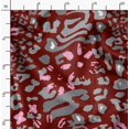thumbnail image 2 of Soimoi Red Rayon Fabric Leopard Animal Skin Decor Fabric Printed Yard 56 Inch Wide, 2 of 6