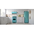 thumbnail image 4 of Unique Classic Retro 7 CU. FT. Electric Bottom Freezer Refrigerator with Wine Rack in Ocean Mist Turquoise, 4 of 12