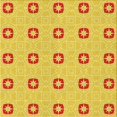 thumbnail image 1 of Ahgly Company Tapis d'Intérieur Lavable à la Machine, Carré, Transitionnel, Jaune Banane, Tapis de Zone, 8 Pieds Carré, 1 of 7