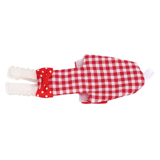 Bird Pilot Clothing, Adjustable Protective Red Grid Bird For Budgies For Macaw For Parakeet XS,S,M,L