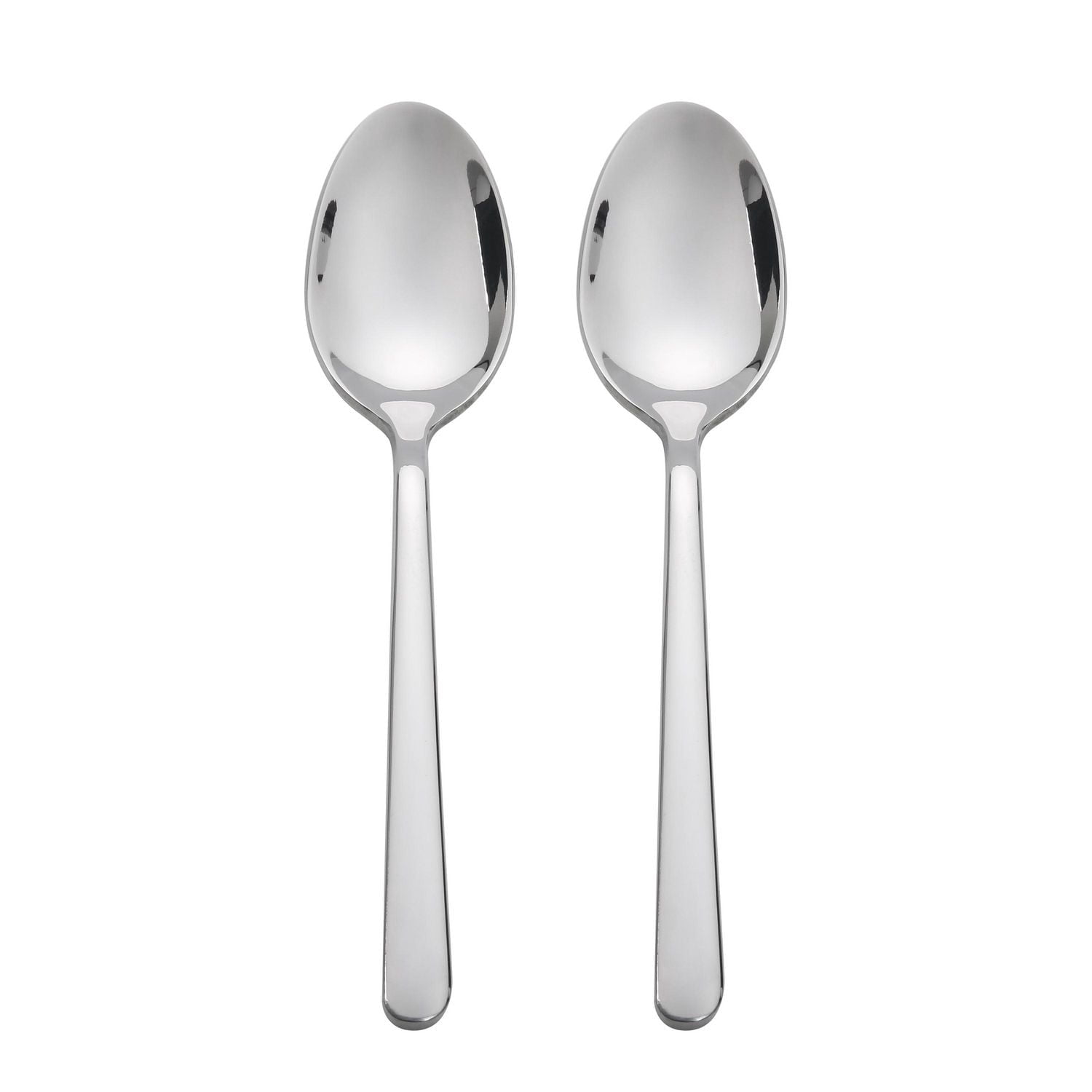 Cuillères à dîner en acier inoxydable forgé HomeTrends, 2 pièces, argent