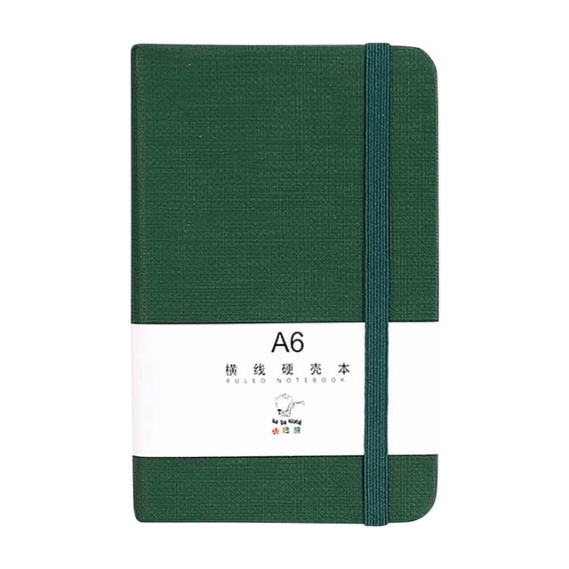 CQCYD A6 Notebook, Horizontal Thickened Paper Notebook, Office Learning Journal, Pocket Notebook for Study Professionals, Portable Notebook for Daily Notes Meeting Planner