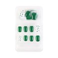 thumbnail image 1 of ziyahi False Nail Wearable Perfect Matching Simple to Wear No Irritating Odor Fake Fingernail Breathable Press Type Adjustable Paster Type 16 Type 4 F741 1Set, 1 of 6
