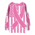 thumbnail image 4 of Penkiiy Hauts pour Femmes Femmes Décontracté Manches Longues Col Rond Hauts Chemises Amples Blouse Imprimé de la Saint-Valentin Chandail Graphique Rose Vêtements Y2K, 4 of 5