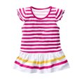 thumbnail image 4 of Birdeem Chemises pour Filles Mode Filles Décontracté Manches Courtes Hauts Col Rond Bouton Imprimé Ensembles de Shorts, 4 of 12