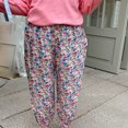 thumbnail image 3 of Birdeem Pantalons Évasés Imprimés Mignons pour Filles Bébés Tout-Petits, 3 of 5