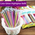 thumbnail image 3 of 12 Pieces Gel Pen Refill Painting Writing Stationery Accessories Marker Replacement Office Marking Shinning Highlight Ink Ballpoint Type 1, 3 of 9
