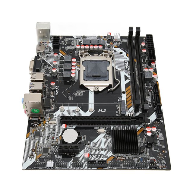 Computer ATX Motherboard, PCI E 16X Gen 3.0 Slot LGA 1151 High Speed NVME M.2 B365 Motherboard For Replacement