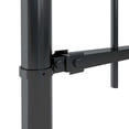thumbnail image 3 of vidaXL Garden Fence with Hoop Top Steel 5.1x1 m Black, 3 of 4