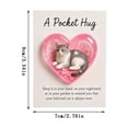 thumbnail image 2 of D Memorial Keepsake Pocket With Hugging Design Style D For Cherished Memories Pet Remembrance And Special Token Holder Acrylic Material, 2 of 5