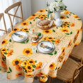 thumbnail image 3 of Modern Oval Tablecloth for Oval Table Waterproof Table Cloths for Dining Room Indoor Outdoor Home Decorative Table Cloth-60x84in, 3 of 5