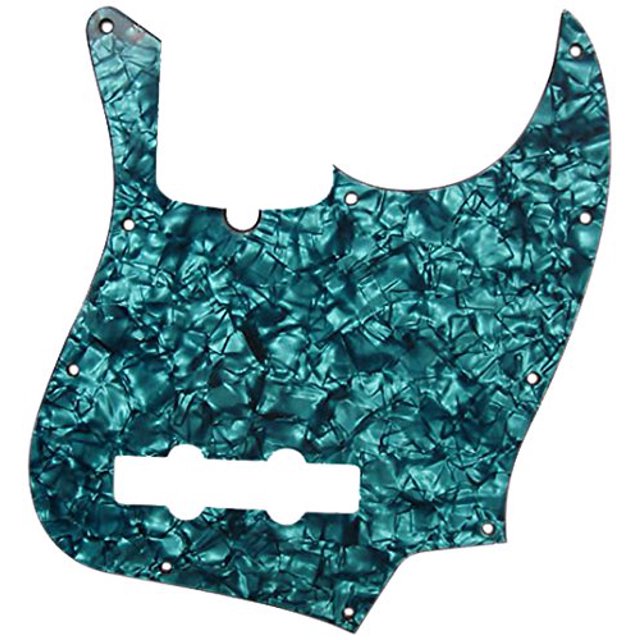 D’Andrea Jazz Bass Pickguards for Electric Guitar, Aqua Pearl