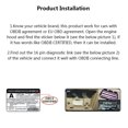 thumbnail image 3 of Car HUD Head Up Display OBD2 Speed RPM Fuel Consumption with Accelerating Competitive Mode, Brake Performance Test, Suitable for Cars with OBD II, EUOBD Port, 3 of 7