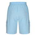 thumbnail image 4 of Birdeem Mens Shorts Mens Summer Leisure Comfortable Button Pocket Elastic Waist Shorts, 4 of 10