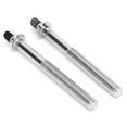 thumbnail image 2 of TOPINCN Metal Drum Set Screw,2Pcs Drum Kit Screw Metal Set 70mm Instrument Accessory Replacement For Snare Bass WC905,Drum Kit Screw Set, 2 of 8