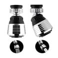 thumbnail image 1 of 2PC Flexible Faucet Sprayer Attachment 360° Kitchen Extender ABS Polished for Cold Hot Water - Faucet Hardware 2-Pack, 1 of 5