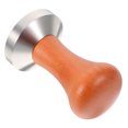 thumbnail image 3 of KAKOWELY espresso accessories Stainless Steel Coffee Tamper With Wood Handle Coffee Powder Espresso Press Tool Ideal For Espresso Machine Accessories3.35"X2.01"X2.01", 3 of 4