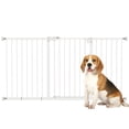 thumbnail image 1 of PawHut 30 Inch High Pet Gate, Dog Gate for Stairs, 29"-58" Width, 1 of 10