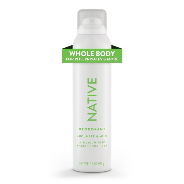 Native – Désodorisant pour le corps Concombre & menthe – 99 G