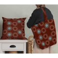 thumbnail image 5 of Soimoi Red Heavy Canvas Fabric Sun Mandala Decor Fabric Printed Yard 58 Inch Wide, 5 of 5
