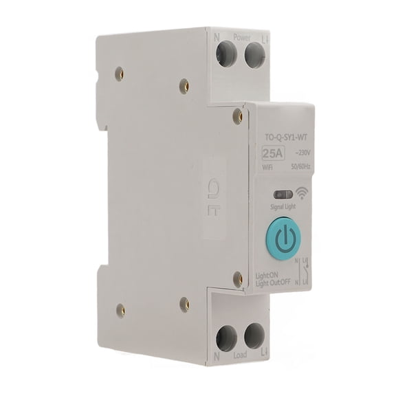 Smart Switch Module, Wireless Switch Breaker Smart DIN Rail Switch with Remote Control Timing Countdown for Tuya Smart ZigBee SigMesh 230V