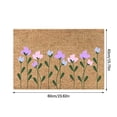 thumbnail image 3 of Summer Holiday Welcome Doormat Non Beach Floor Mat Flower Design Polyester Entrance Carpet, 3 of 4