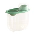 thumbnail image 2 of Rice Barrel Food Storage Container | Insect Proof Waterproof Sealed Plastic Rice Flour Box | Large Capacity Stackable Pantry Organizer | 20x19x11cm | Clear Lid | 1 Pack, 2 of 6