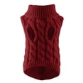thumbnail image 3 of Fashiom Pets Solid Winter Dog Sweater Knitted Warm Sleeveless Pet Clothes, 3 of 9