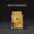 thumbnail image 3 of Fratelli Deck Of Waterproof 1 Set Gold Playing Cards For Adult - Flexible Pvc Plastic Gold Playing Cards Premium Poker Cards | Waterproof Playing Cards Washable Flexible Use For Party Game, 3 of 5