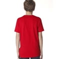 thumbnail image 2 of Next Level Chandail Ras du Cou en Coton pour Jeunes, L, Rouge, 2 of 3
