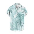 thumbnail image 4 of Pisexur T-shirts pour Hommes, Mode Décontractée Imprimée avec Poche, Boutons, Manches Courtes, Col Rabattu, Chemise de Golf Bleue, 5TG, 4 of 7