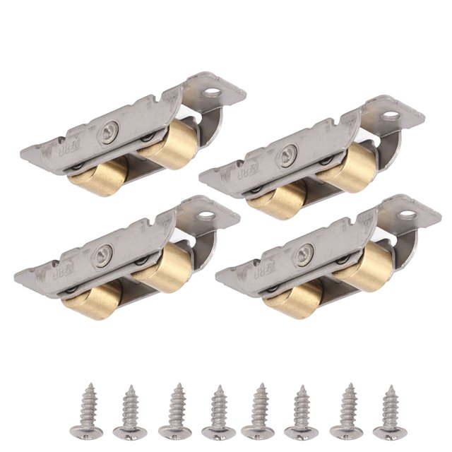 4 Set Sliding Patio Door Rollers Replacement Stainless Steel Sliding Door Roller Assembly 88 Type Bearing For
