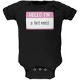 thumbnail image 1 of Halloween Hello I'm a Hot Mess Soft Baby One Piece, 1 of 1