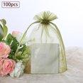 thumbnail image 1 of Home Textile Storage Clearance 100 Pack Beautiful Colorful Organza Gift And Favour Bags 9Cm X 12Cm, Home Textile Home Textile Storage, 1 of 2