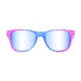 thumbnail image 3 of TropicCal Blue and Pink Square Sunglasses, 3 of 3