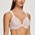 thumbnail image 3 of CHUANK Underwire Front Closure Bras for Women Black 34B, 3 of 6