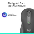 thumbnail image 2 of Logitech Signature M650 L Full Size Wireless Mouse - For Large Sized Hands, 2-Year Battery, Silent Clicks, Customizable Side Buttons, Bluetooth, Graphite, 2 of 10